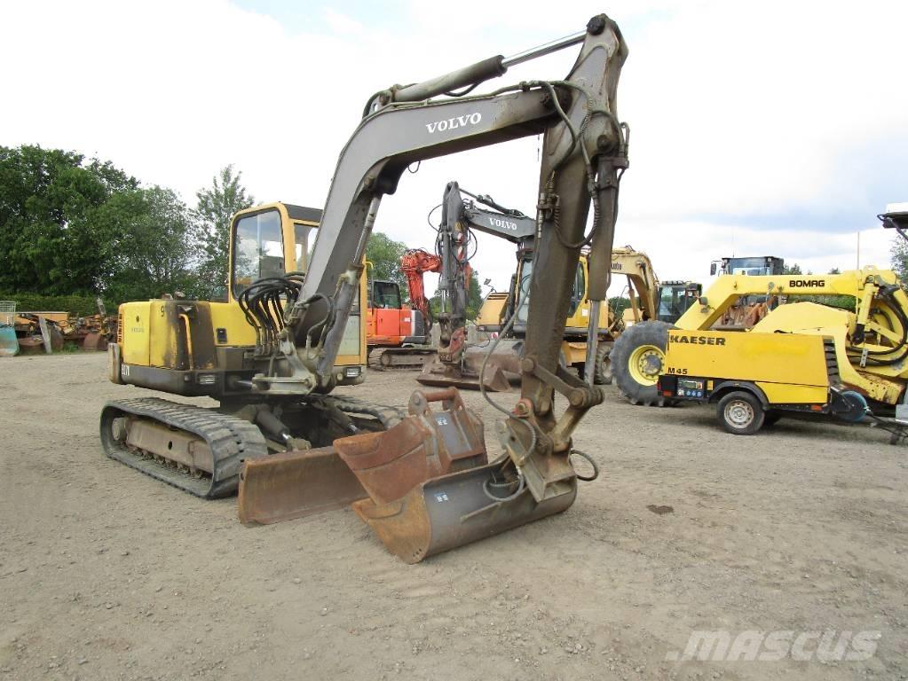 Volvo EC 70  ECR 88 Midi excavators  7t - 12t