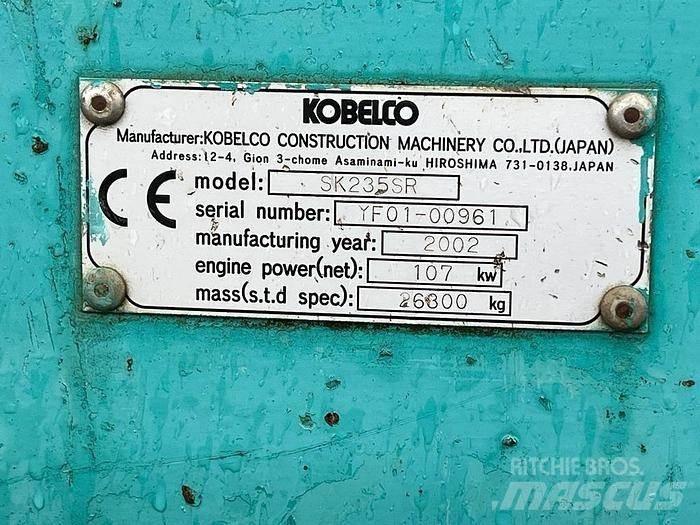 Kobelco SK235 SR Special excavators