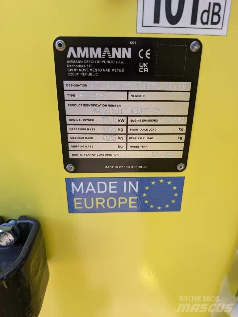 Ammann ARX45-2 Twin drum rollers