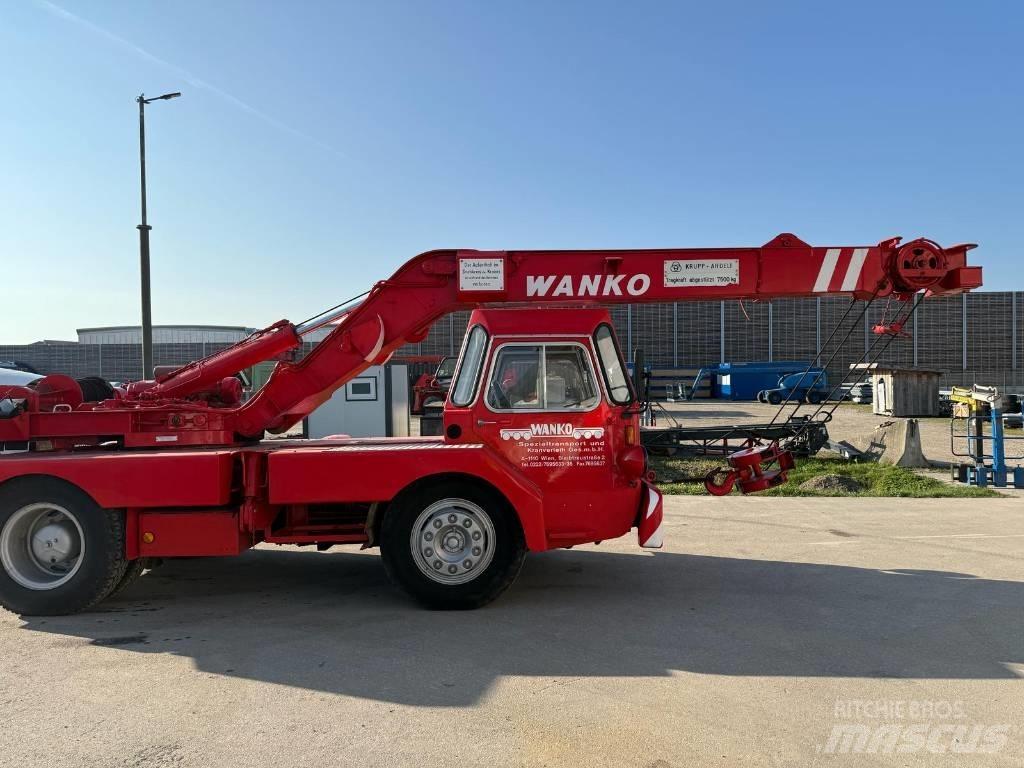 Krupp 6Gtk Rough terrain cranes