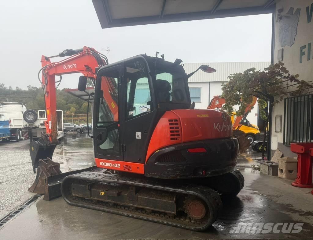 Kubota KX 080 Midi excavators  7t - 12t