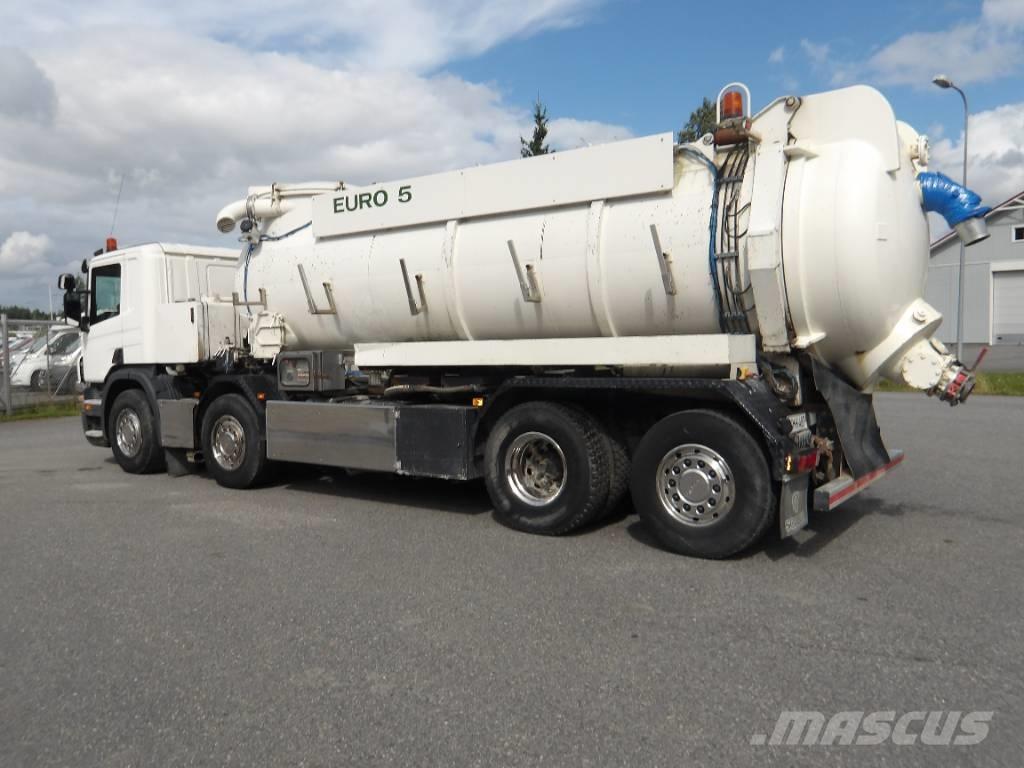 Scania P 400 LB 8x2 Combi / vacuum trucks