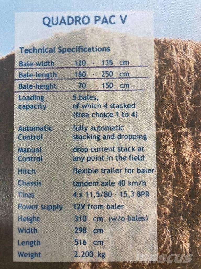  QUADRO PAC V Square balers