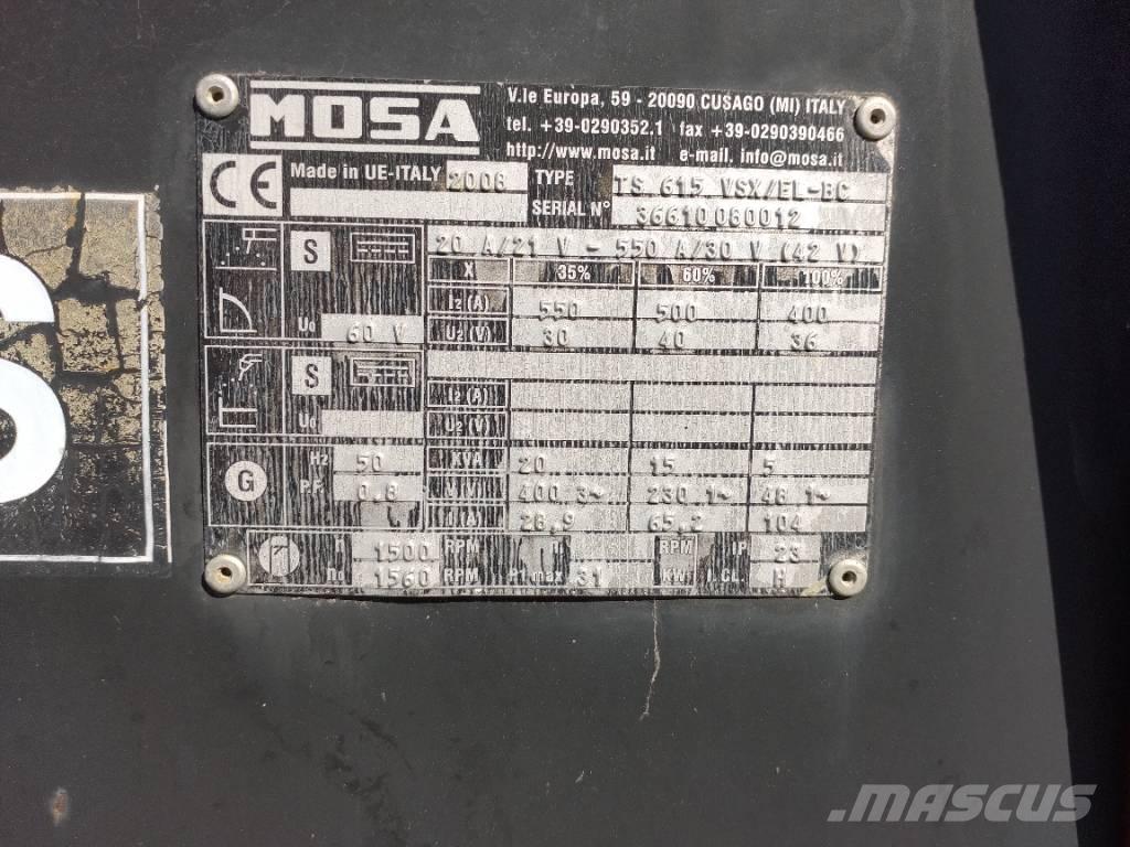 Mosa TS615 - VSX/EL-BC Welding machines