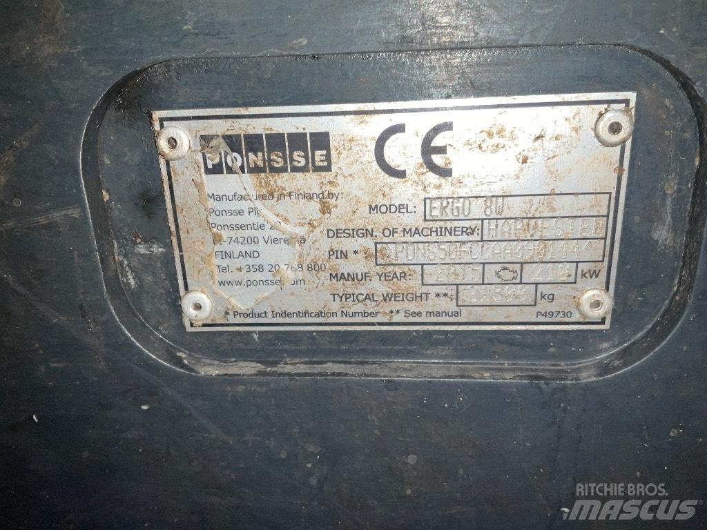 Ponsse ERGO 8W Harvesters