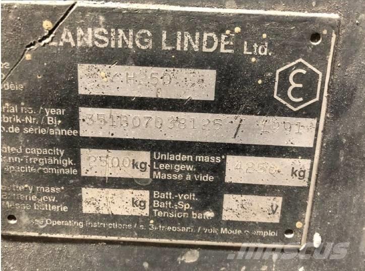 Linde H25D Diesel trucks