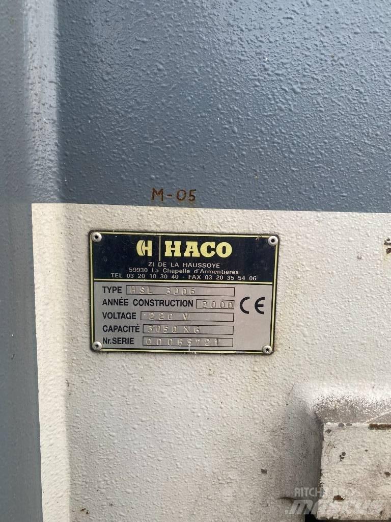 guillotine haco 3006 Welding machines