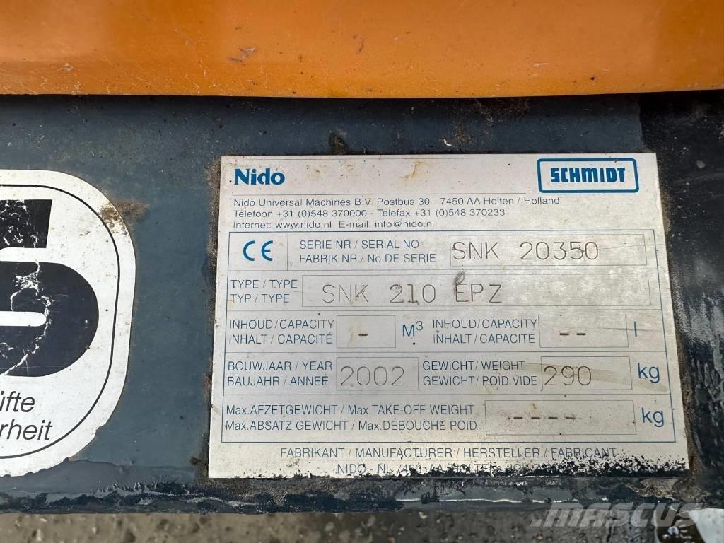 Nido SNK 210 EPZ Snow blades and plows