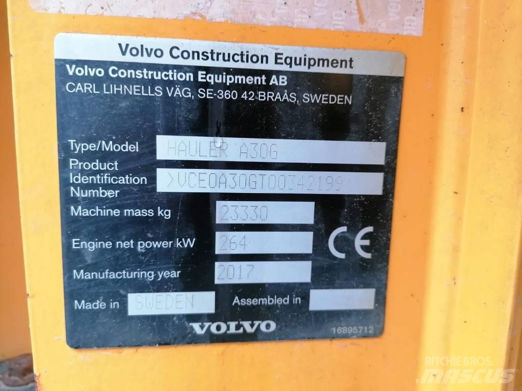 Volvo A 30 G Articulated Dump Trucks (ADTs)