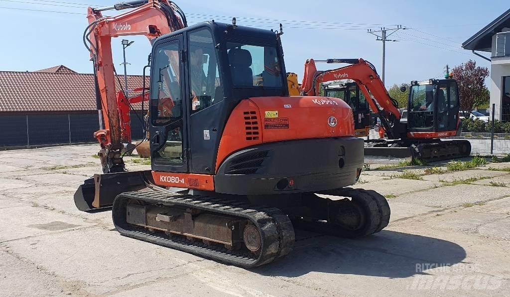 Kubota KX 080-4 Midi excavators  7t - 12t