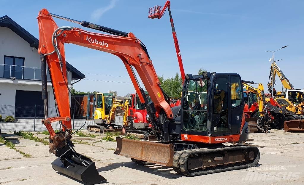 Kubota KX 080-4 Midi excavators  7t - 12t