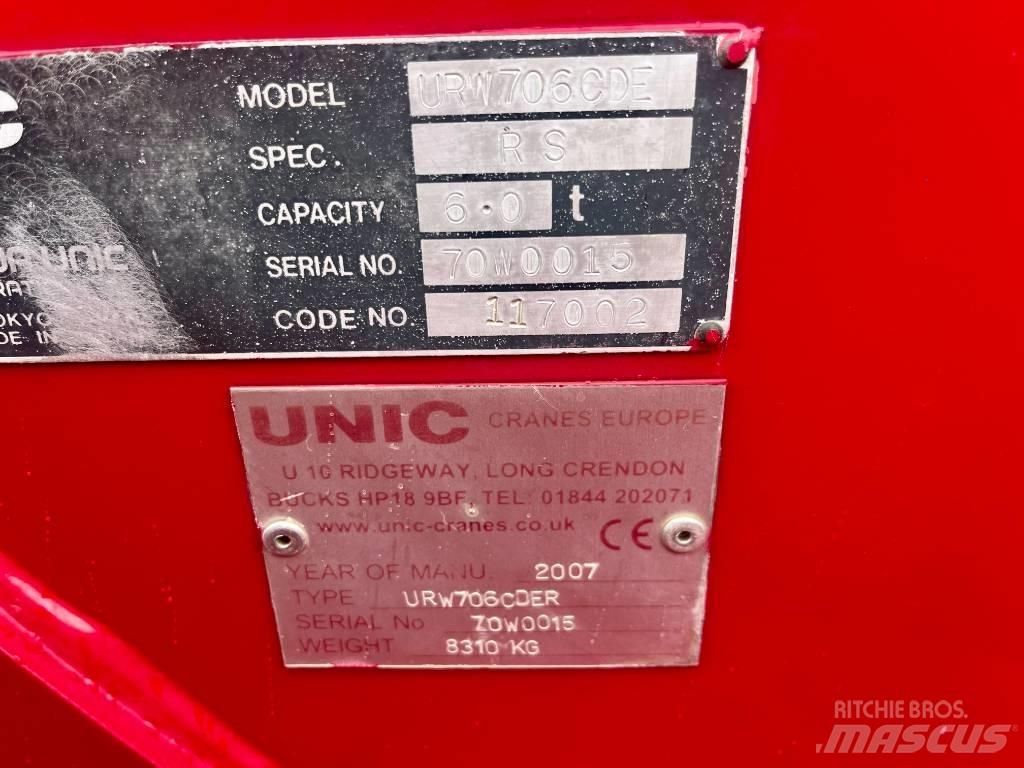 Unic URW 706 Mini cranes
