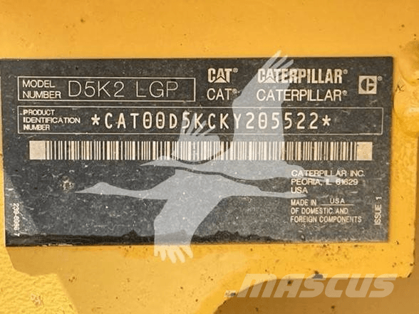 CAT D5K2 LGP Crawler dozers