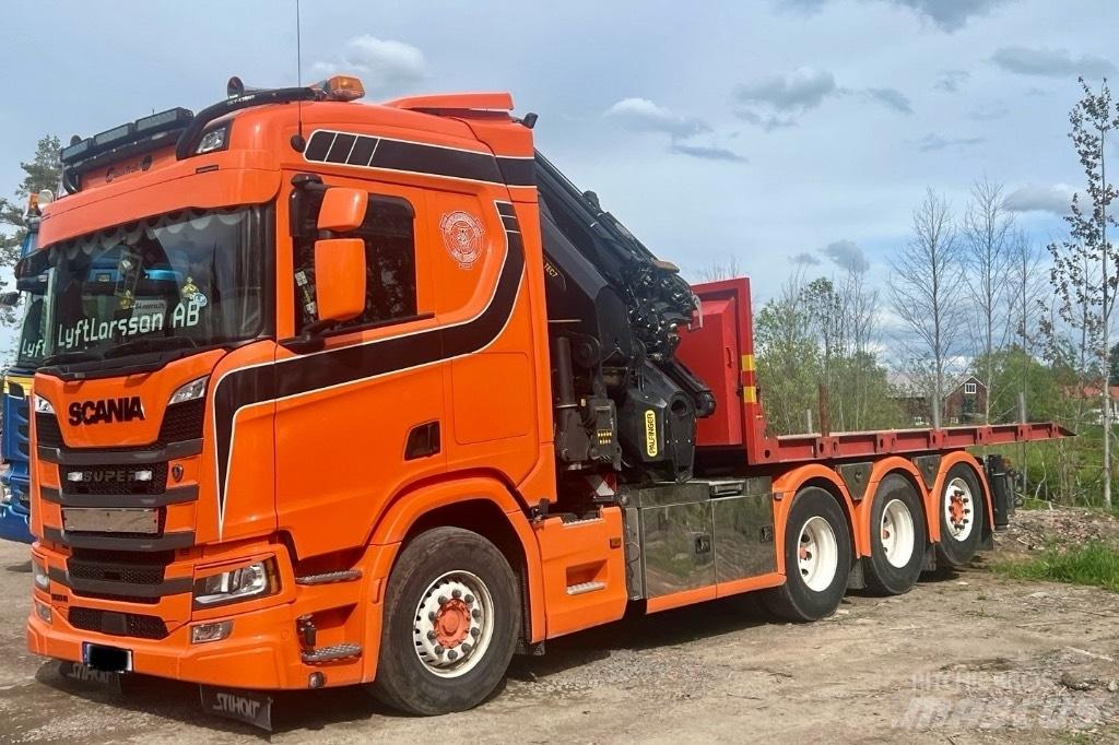 Scania R 500 Crane trucks