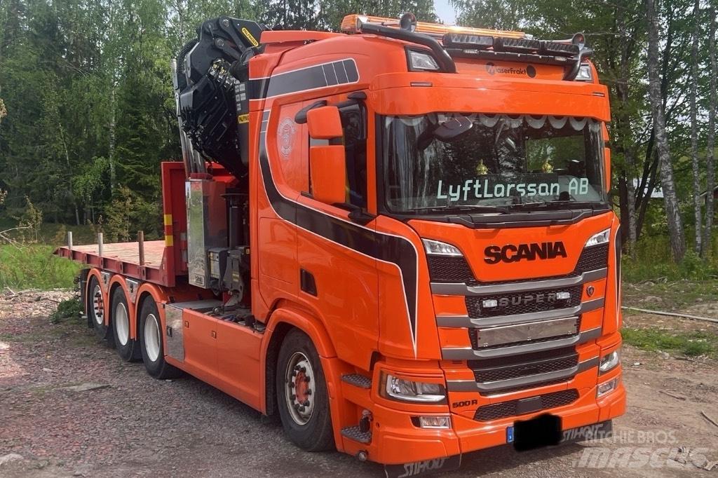 Scania R 500 Crane trucks
