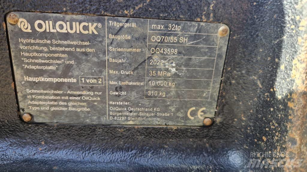OilQuick OQ70/55 Quick connectors