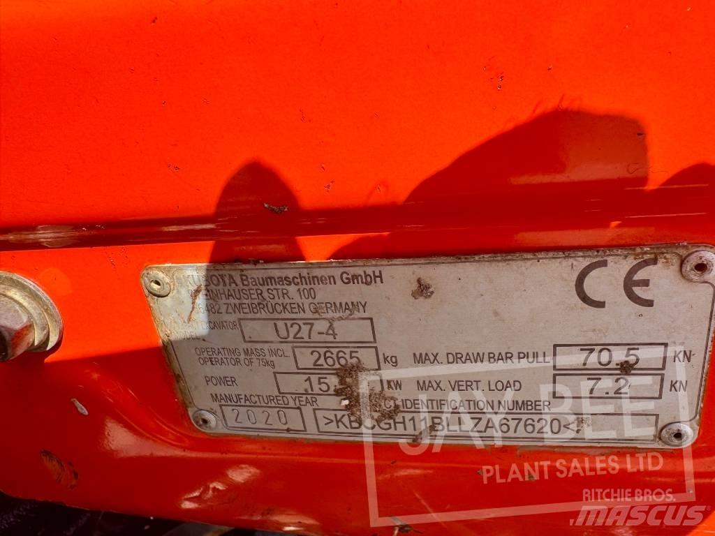 Kubota U 27-4 Mini excavators < 7t (Mini diggers)