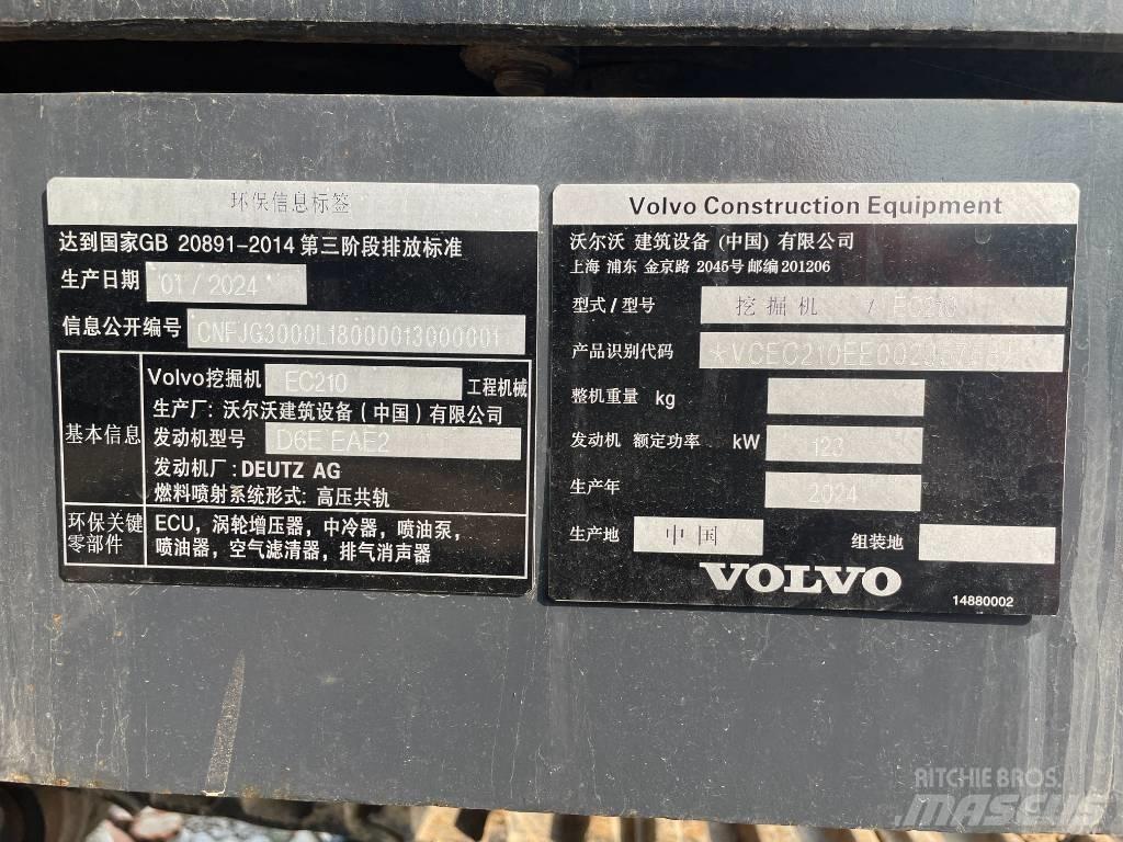 Volvo EC 210 Crawler excavators