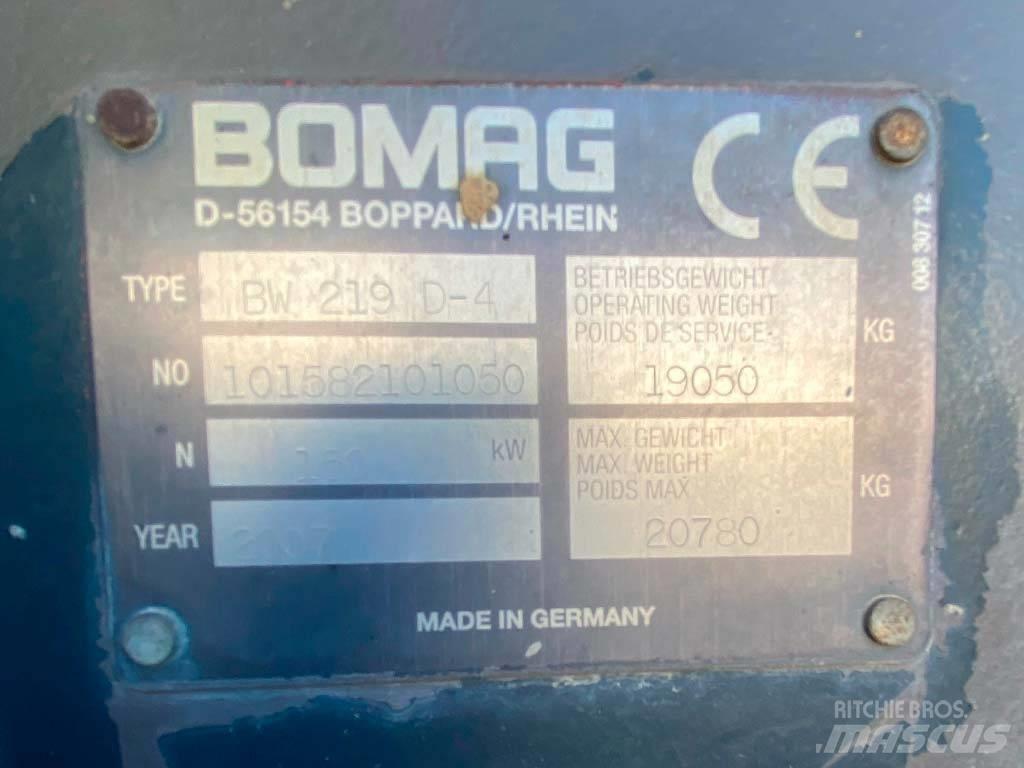 Bomag BW 219 D-4 Single drum rollers