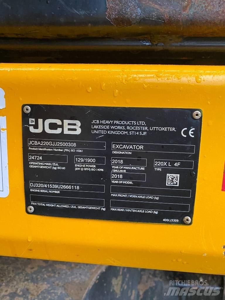 JCB 220 XL Crawler excavators