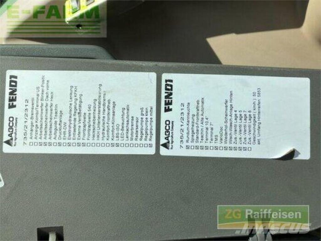 Fendt 720 vario Tractors