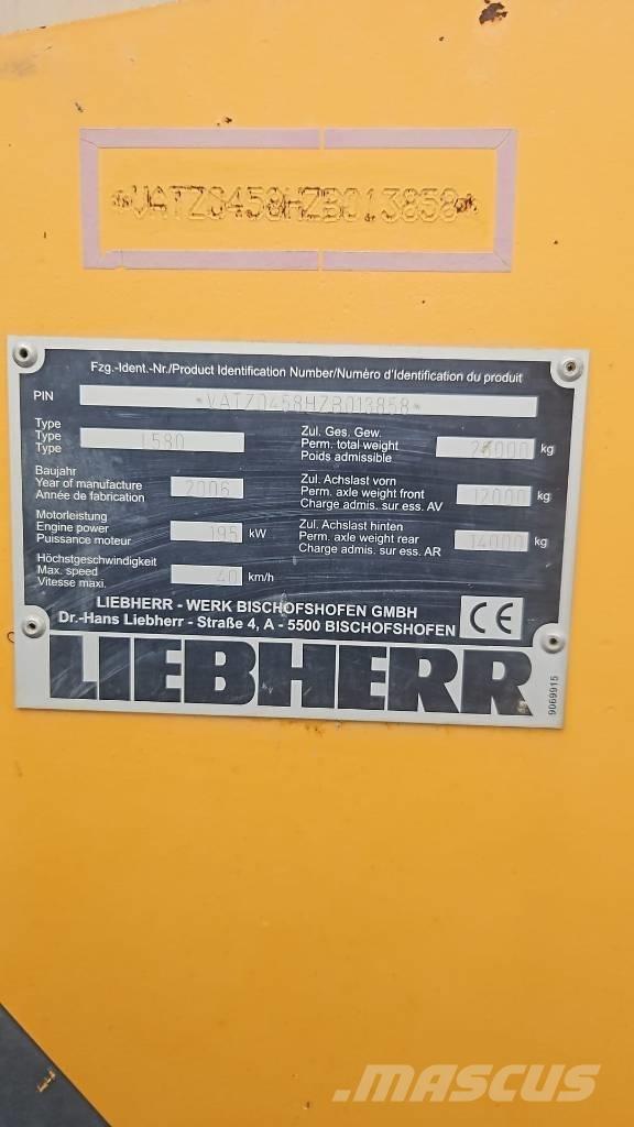 Liebherr L 580 Wheel loaders