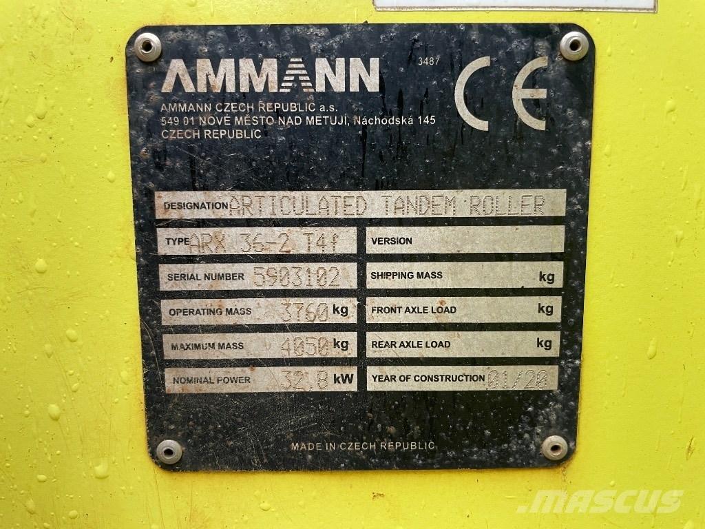 Ammann ARX 36-2 T4f Twin drum rollers