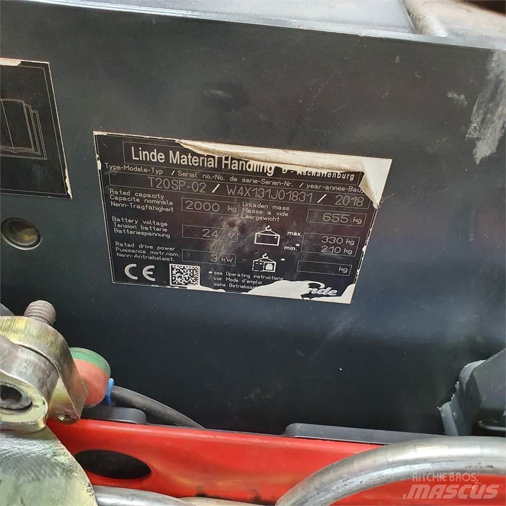 Linde T20SP-lang Low lifter