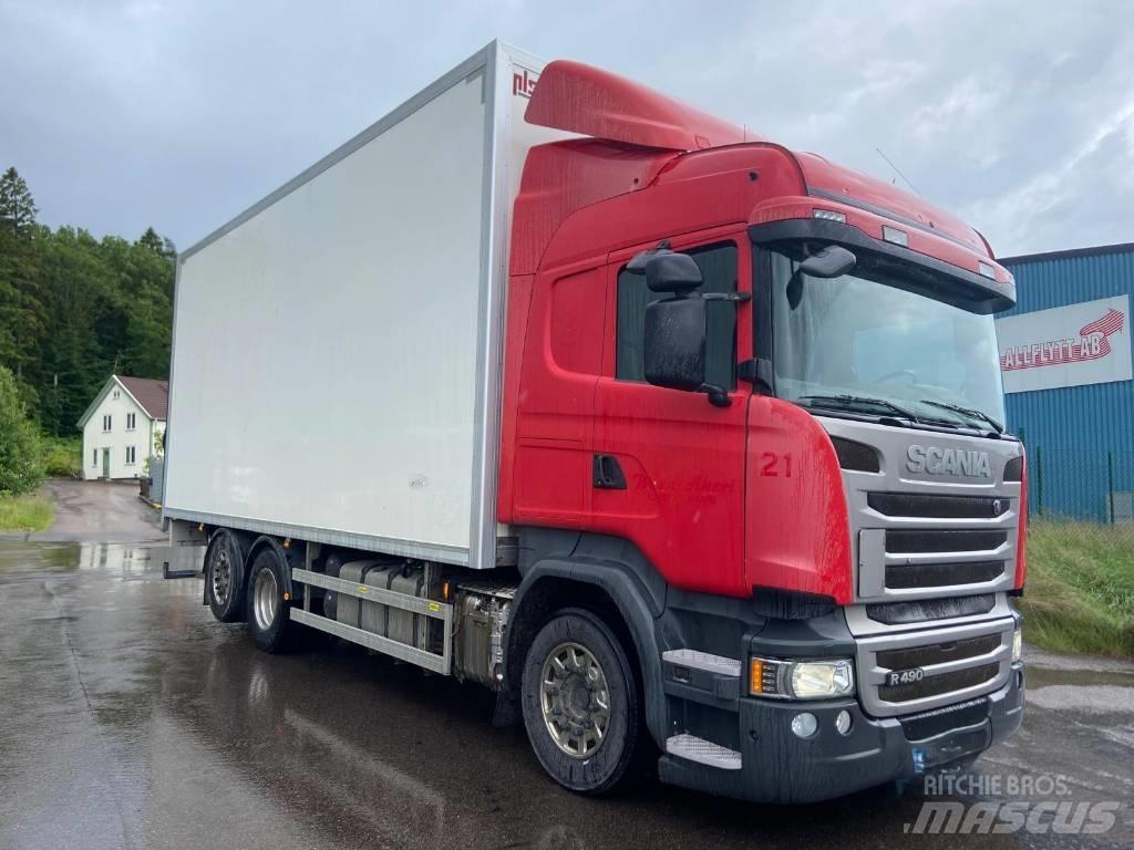 Scania R 490 LB Box body trucks