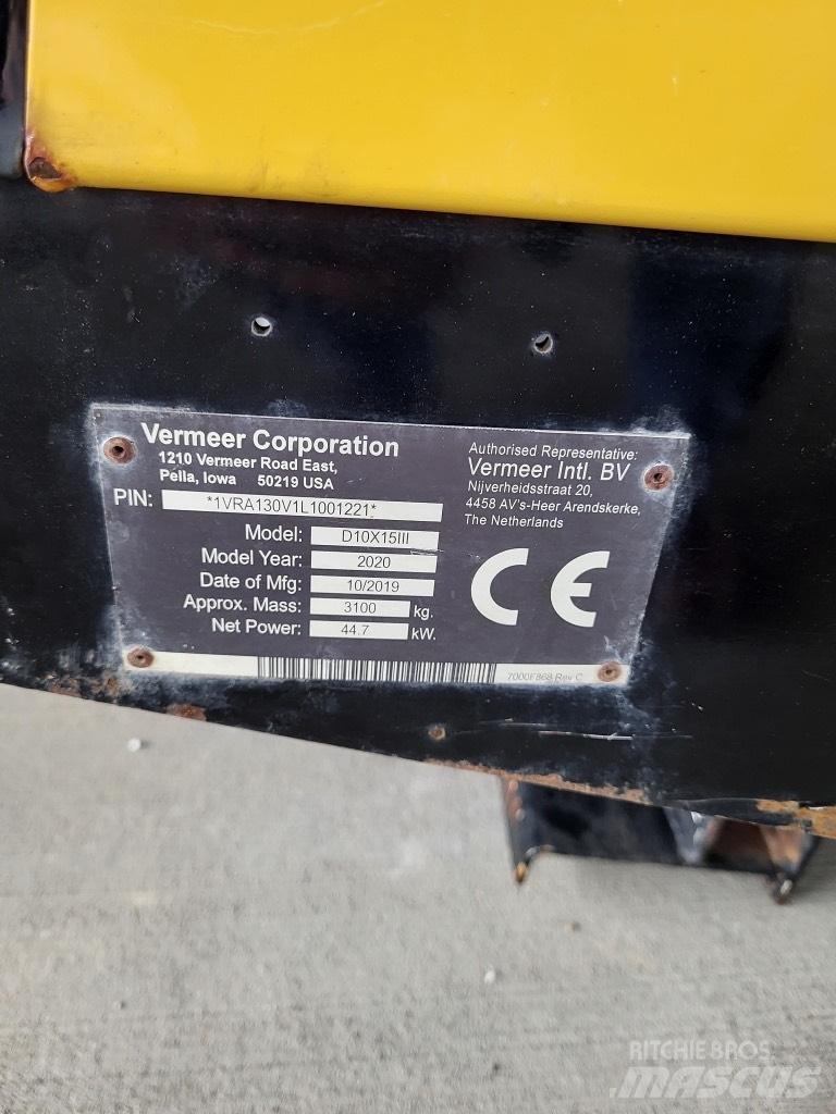 Vermeer D10x15III Horizontal Directional Drilling Equipment