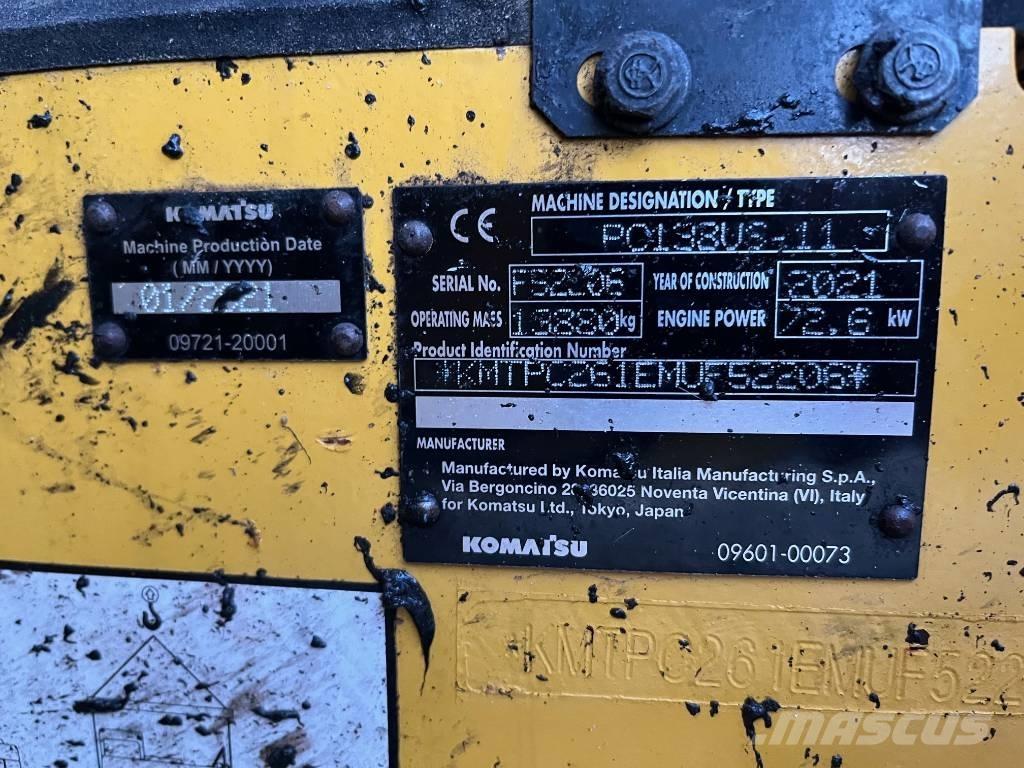 Komatsu PC 138 US-11 Crawler excavators