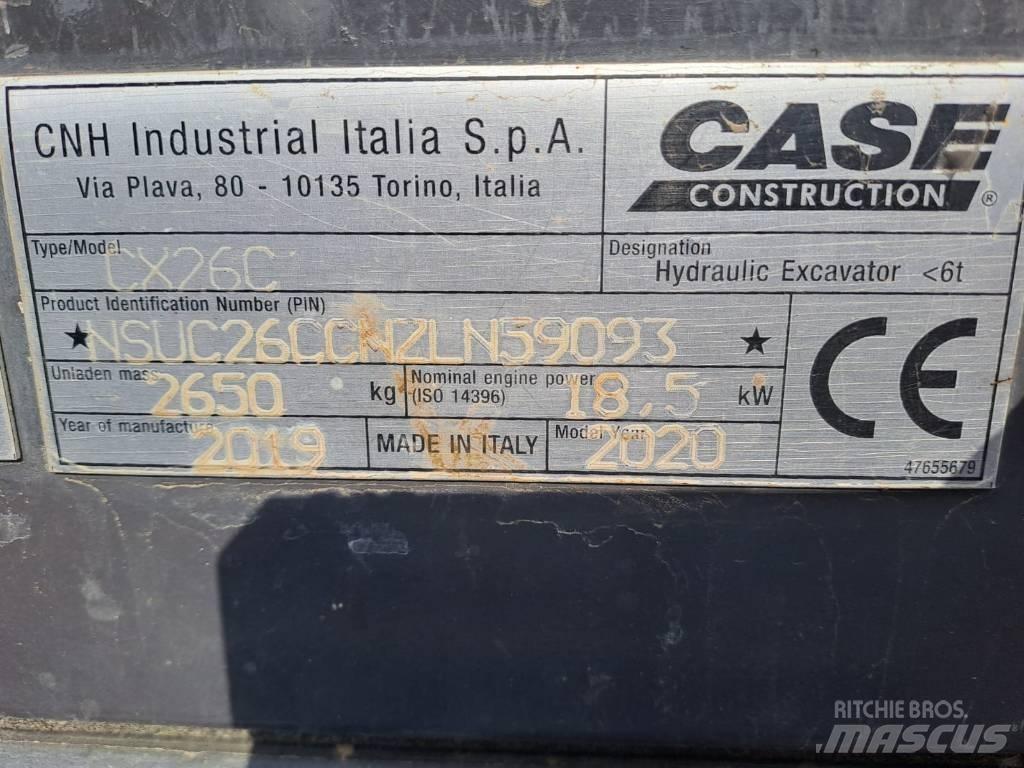 CASE CX 26 C Mini excavators < 7t (Mini diggers)