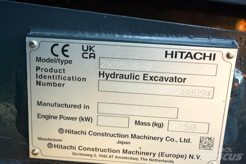 Hitachi ZX 95 US-7 Midi excavators  7t - 12t