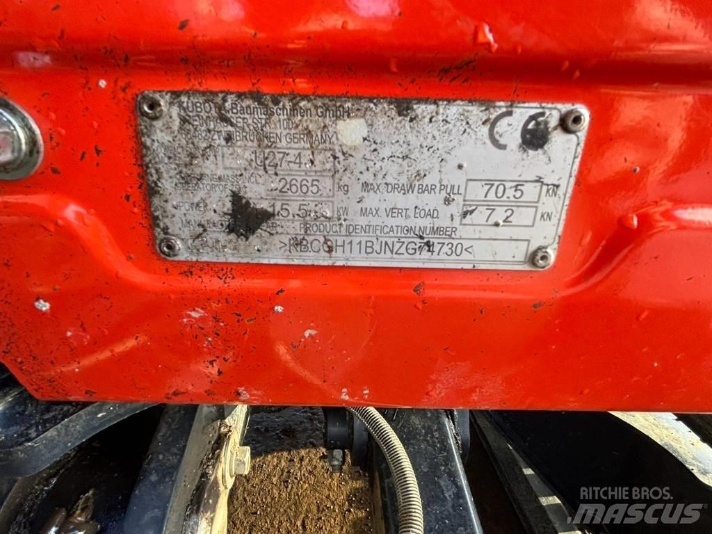 Kubota U 27-4 Mini excavators < 7t (Mini diggers)