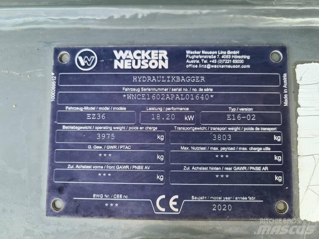 Wacker Neuson EZ36 Crawler excavators
