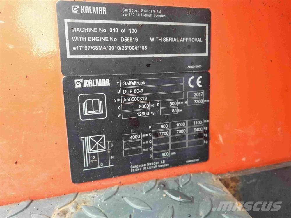 Kalmar DCF80-9 Diesel trucks