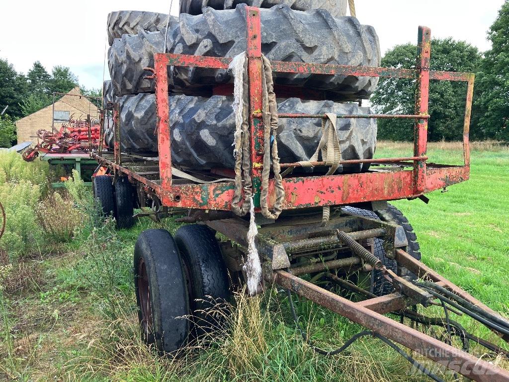  7,5 Meter Halmvogn Bale trailers