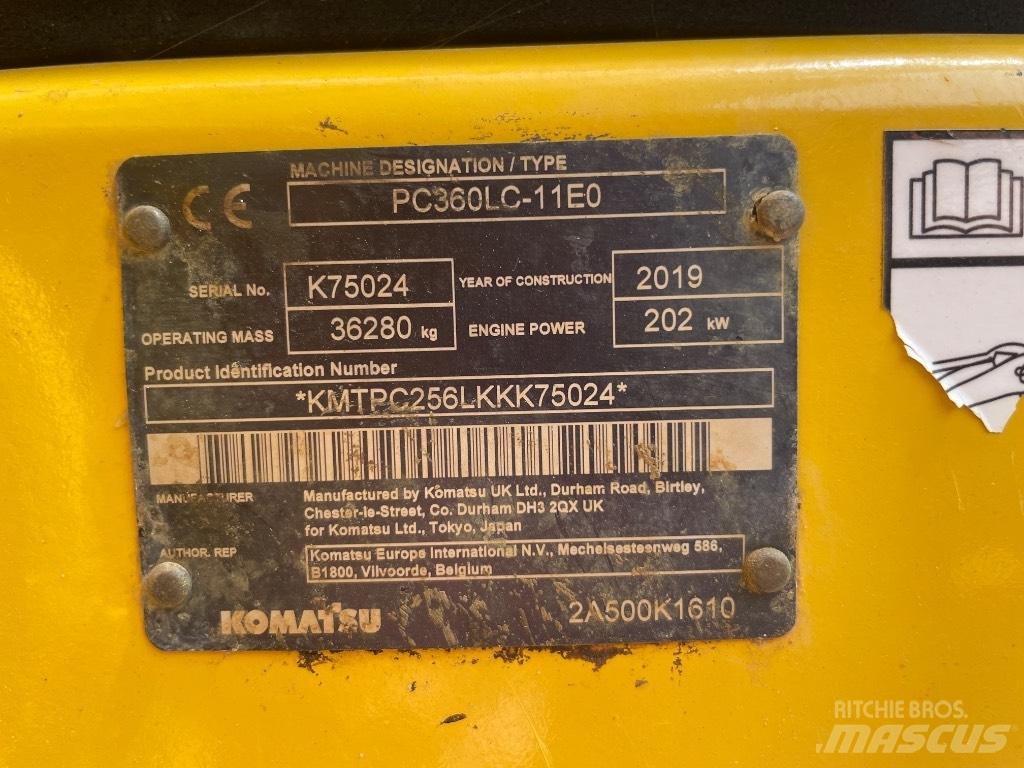 Komatsu PC 360 LC-11 Crawler excavators