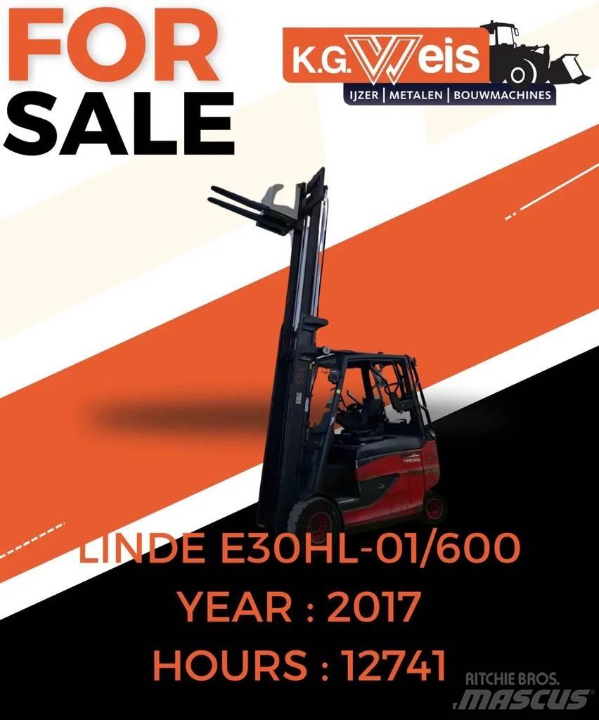 Linde E30HL01-600 Electric forklift trucks