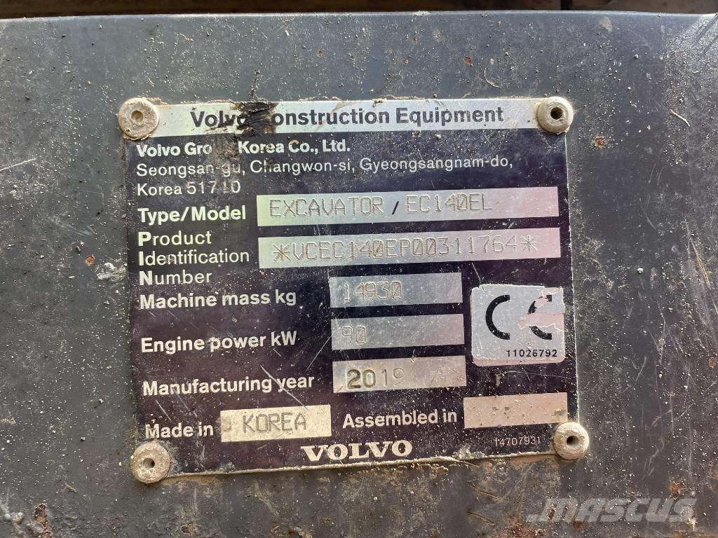 Volvo EC 140 Crawler excavators