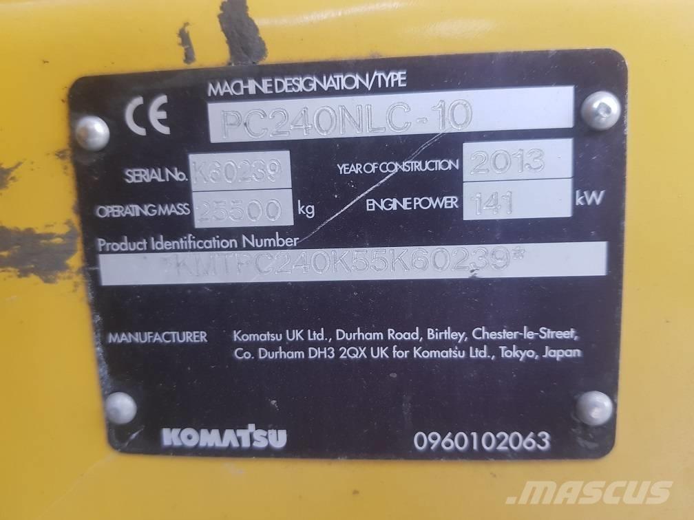 Komatsu PC240NLC-10 Crawler excavators