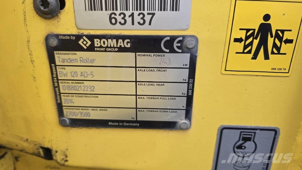 Bomag BW120-5 Twin drum rollers