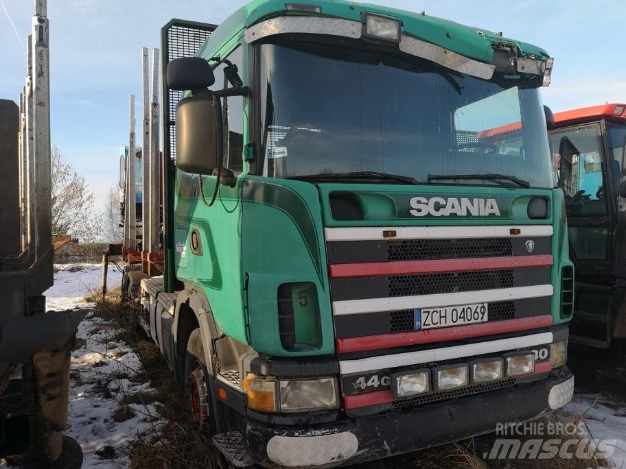 Scania 144 G Crane trucks