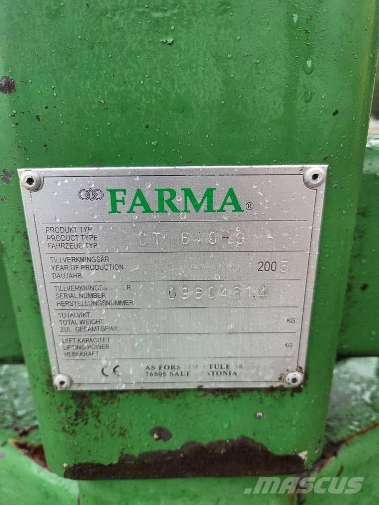 Farma T 9 C6,0 D Forest trailers