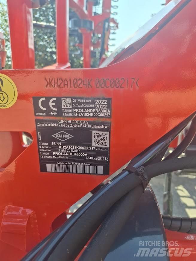 Kuhn Prolander 6000 Cultivators