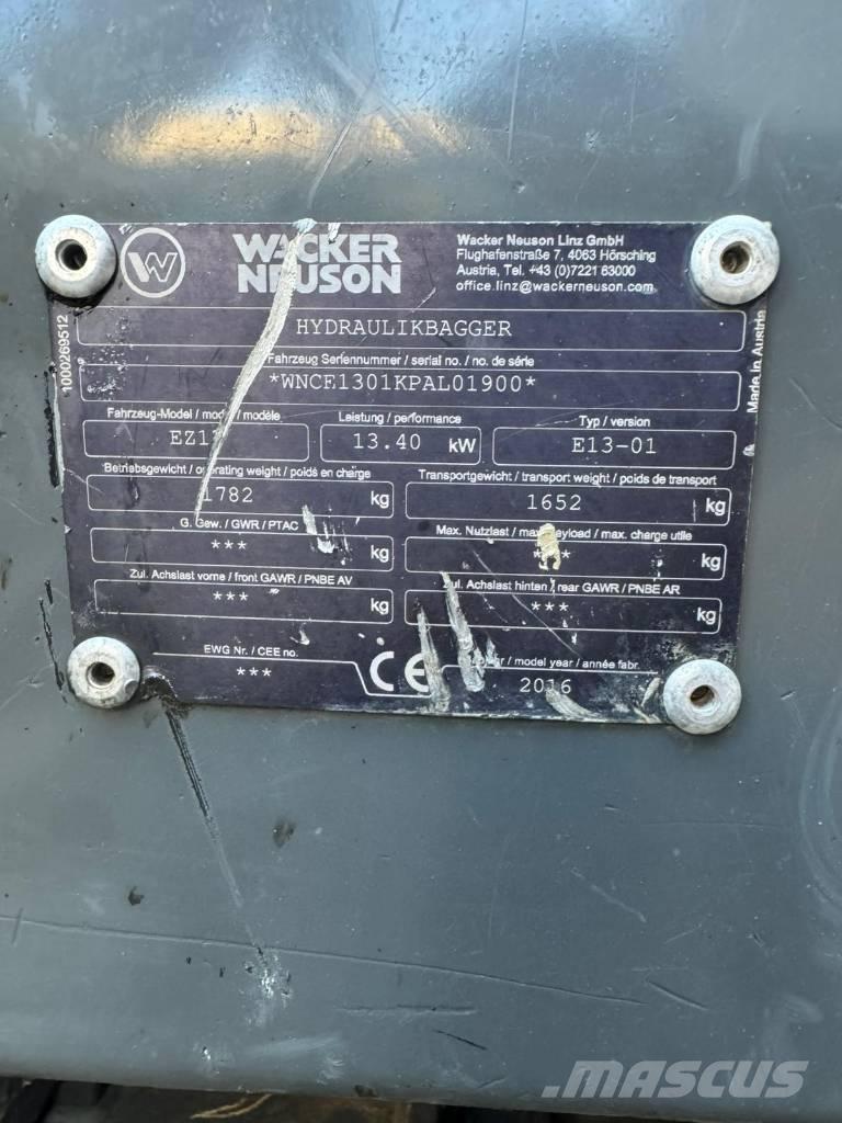Wacker Neuson EZ 17 Mini excavators < 7t (Mini diggers)