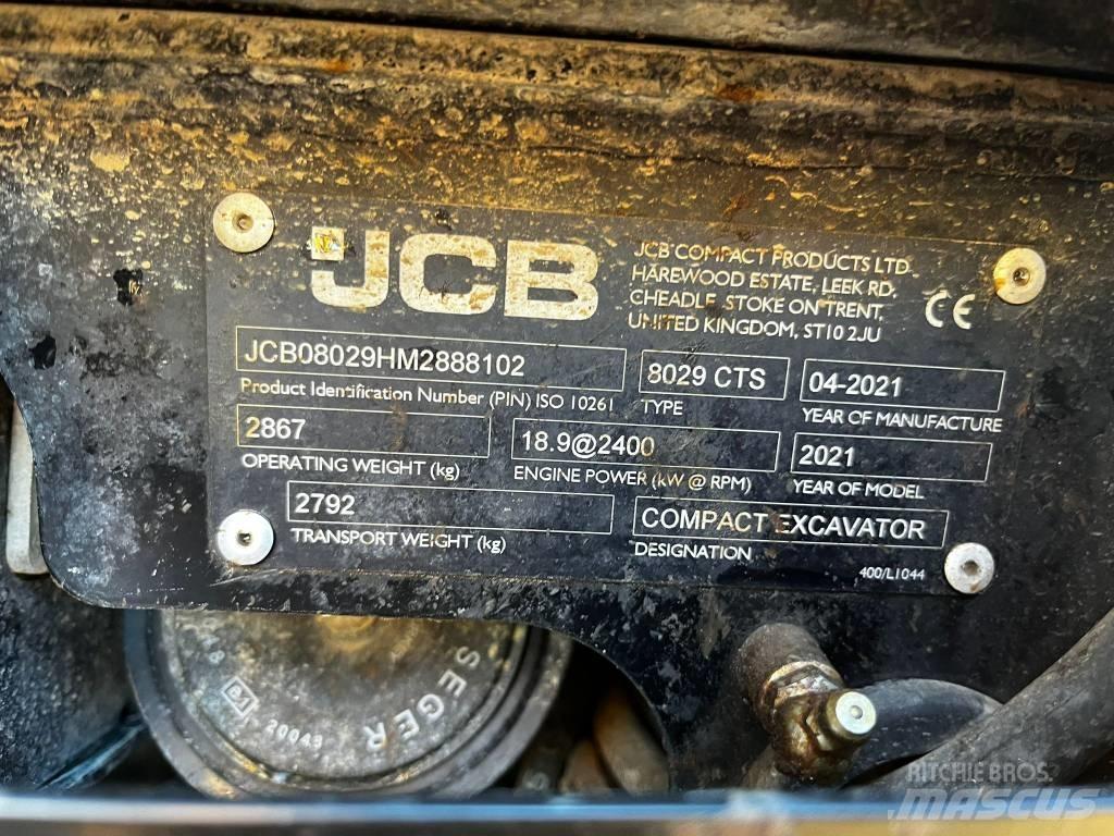 JCB 8029 CTS Mini excavators < 7t (Mini diggers)
