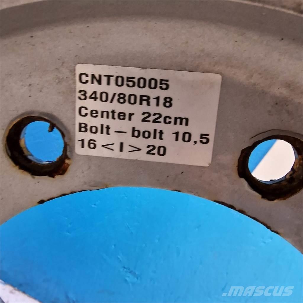  18 340/80R18 Tyres, wheels and rims