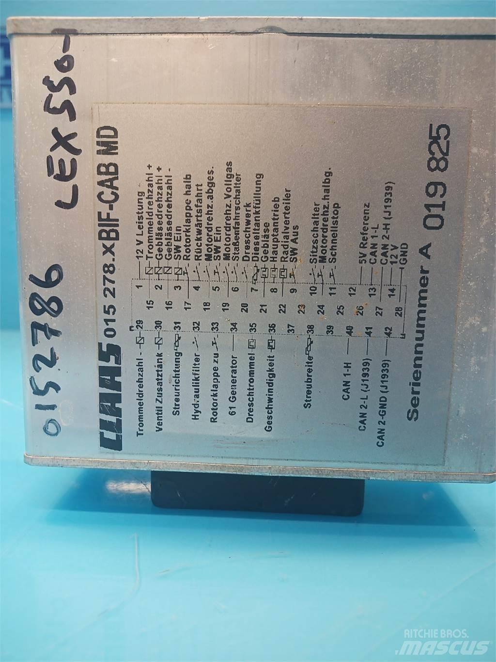 CLAAS Lexion 550 Electronics
