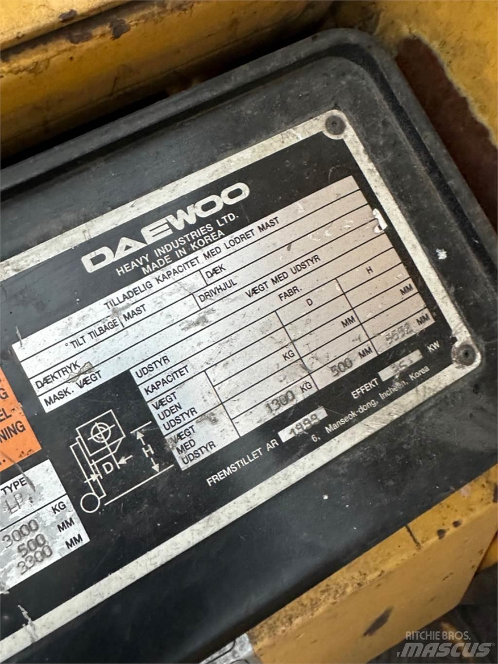 Daewoo G30E LPG trucks